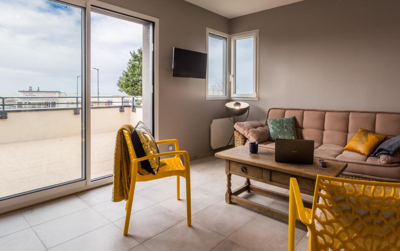 Tribord, Appt Avec Terrasse Et Vue Mer, Parking Saint-Côme-de-Fresné 외부 사진